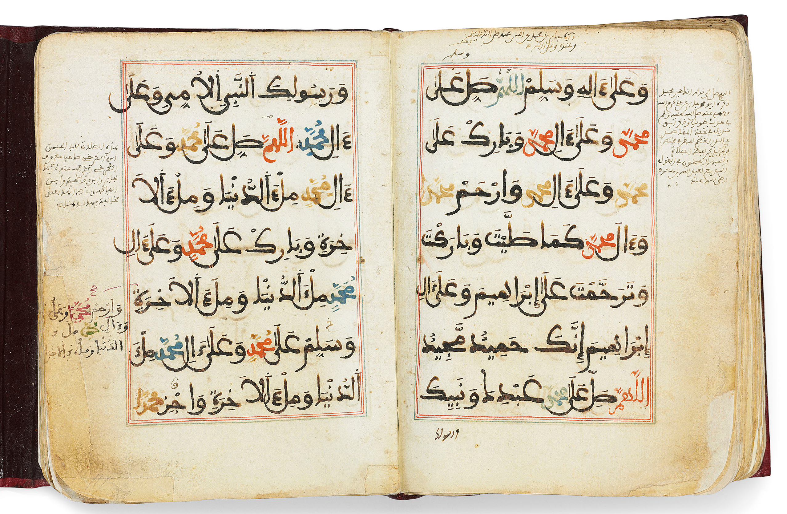 MUHAMMAD BIN SULAYMAN AL-JAZULI (D.1465 AD)- DALA'IL AL-KHAYRAT NORTH AFRICA, PROBABLY MOROCCO, 17TH CENTURY