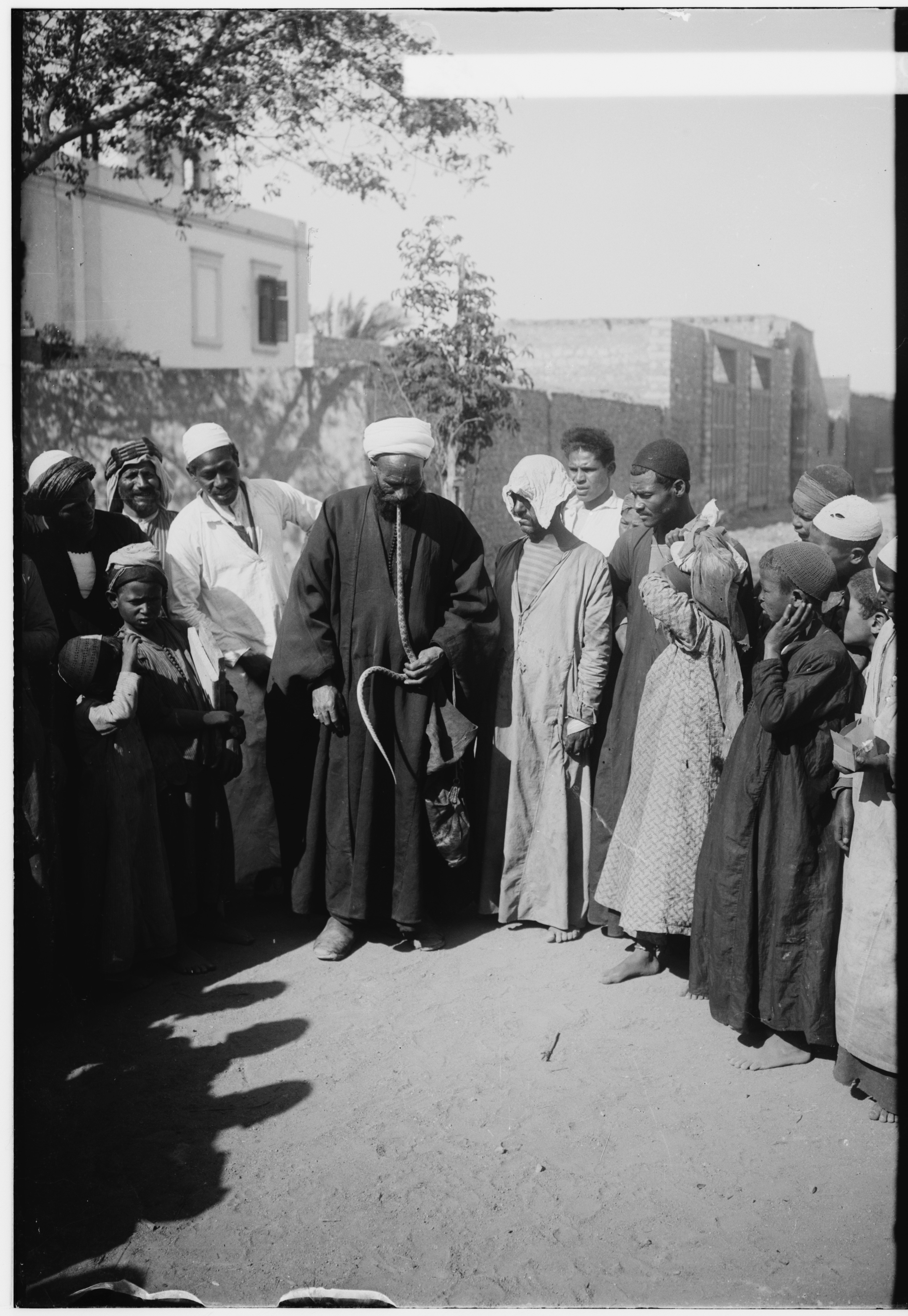 Egyptian characters, etc. Snake charmer, Cairo 2